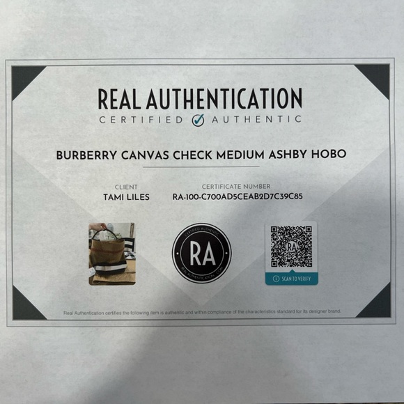 BURBERRY ASHBY canvas check medium leather trim convertible Tote shoulder bag - Picture 10 of 10